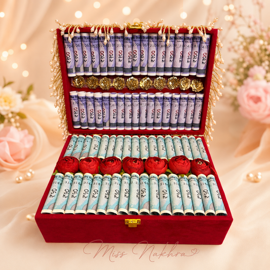 Luxury velvet Shagun box 5100