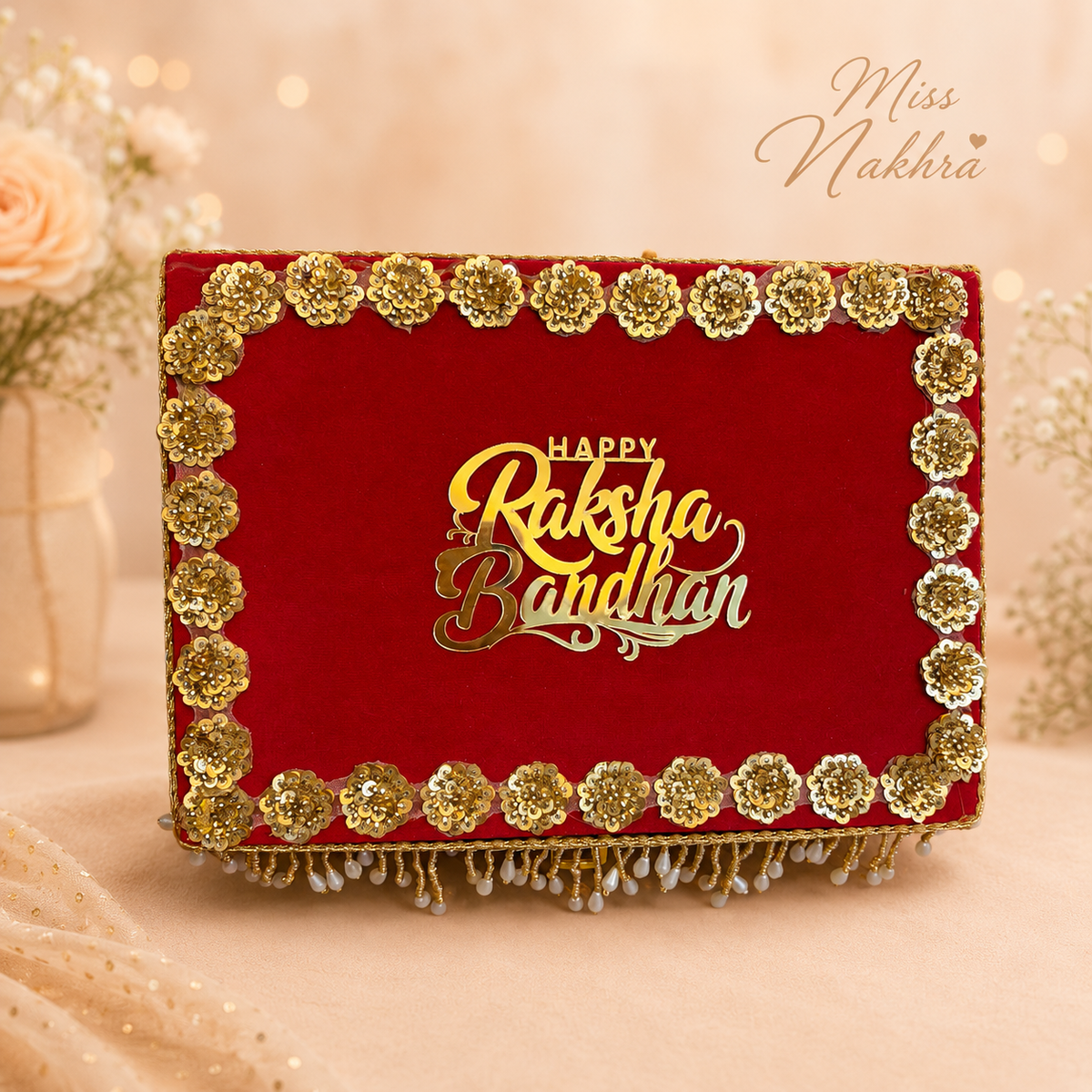 Luxury velvet Shagun box 5100