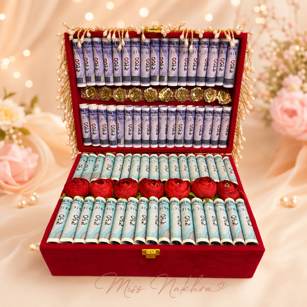 Luxury velvet Shagun box 5100