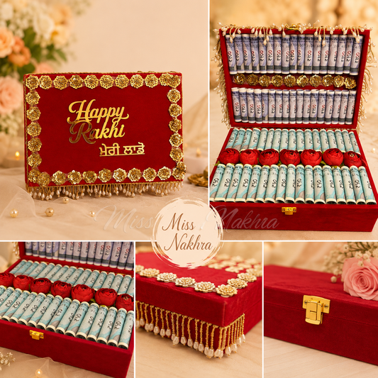 Luxury velvet Shagun box 5100