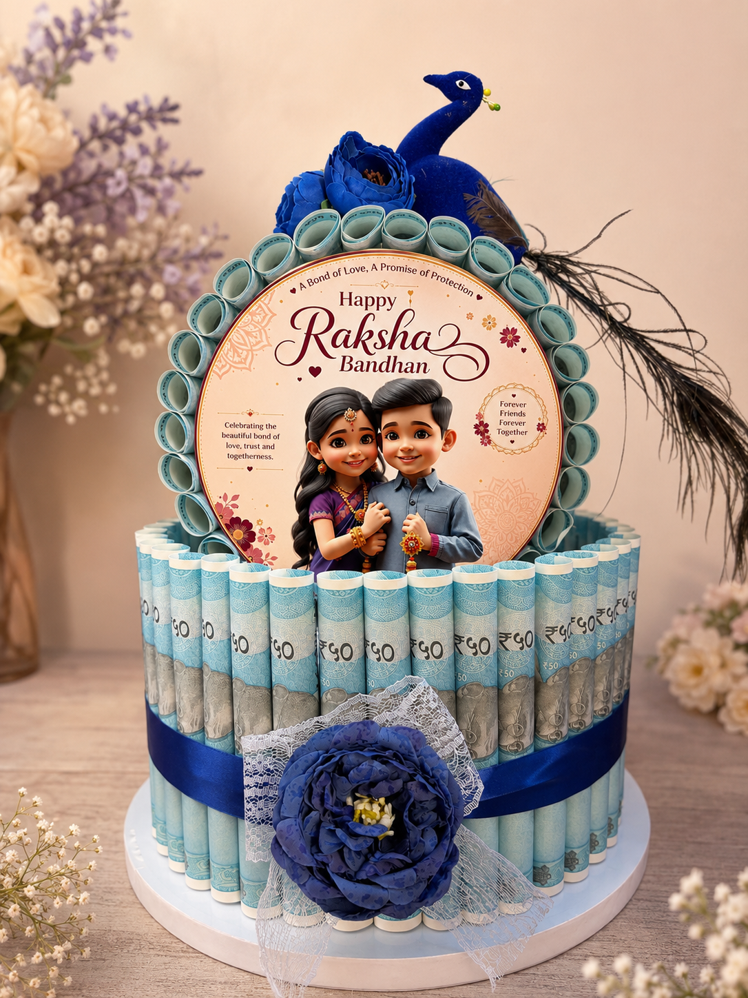 Shagun Cake 2 tier 3100